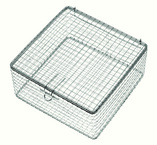 WIRE BASKET WITH COVER